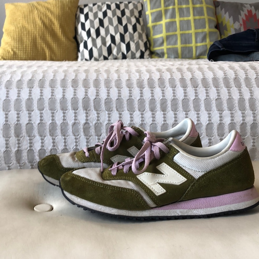Olive & Lavender Sneakers